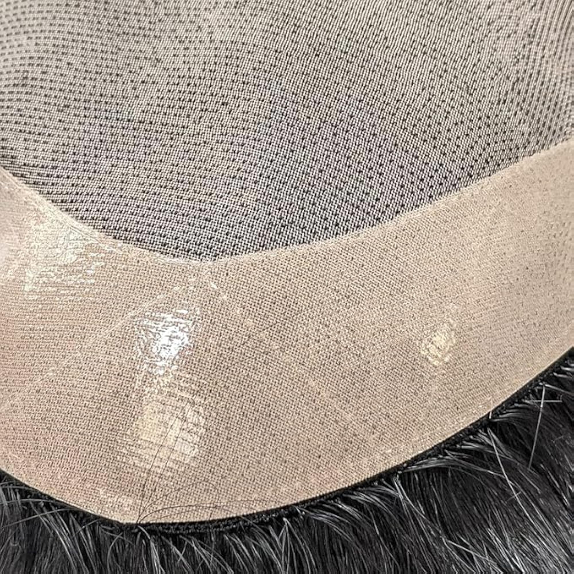 Regular Base Human Hair Wig with Half PU Strip